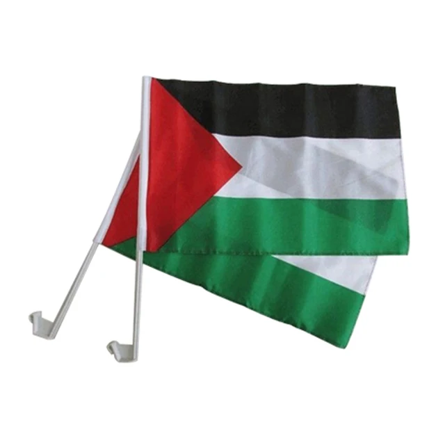 Palestine Flag for Car Window 12x18in Window Clip - Habibi Heritage