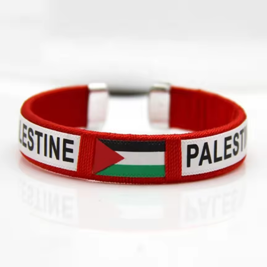 Palestine Open Wristband Bracelet