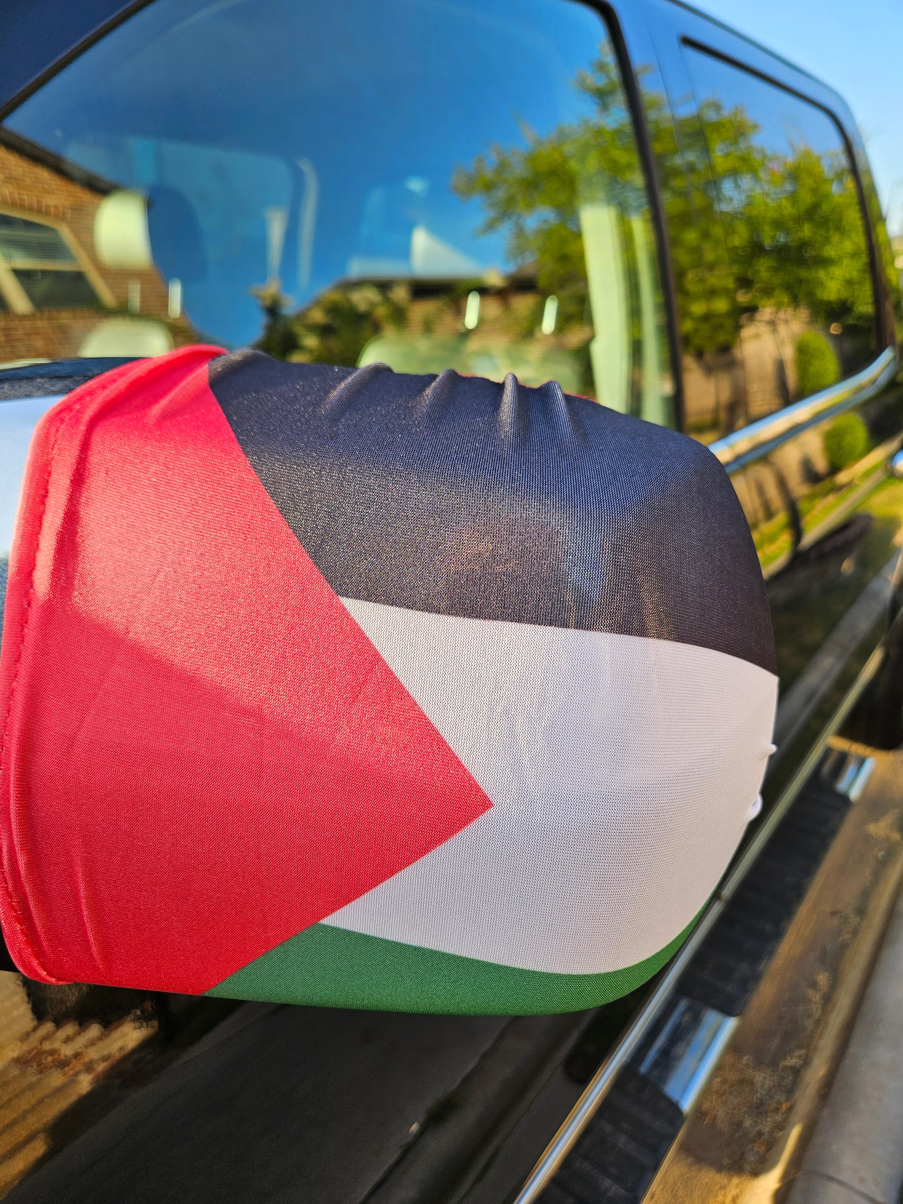 Palestine Car Side Mirror Cover - 2 pack