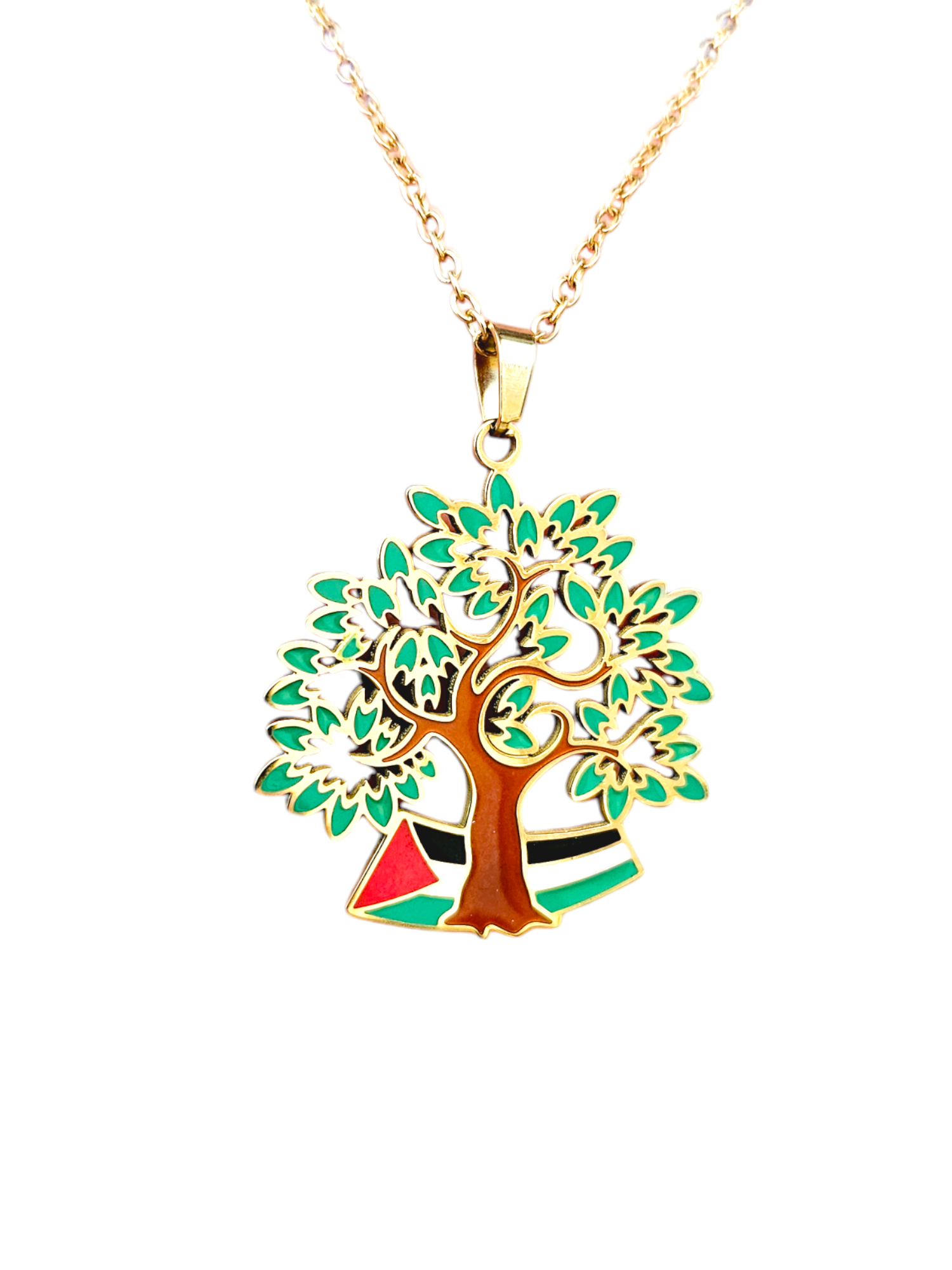 Palestine Olive Tree Necklace