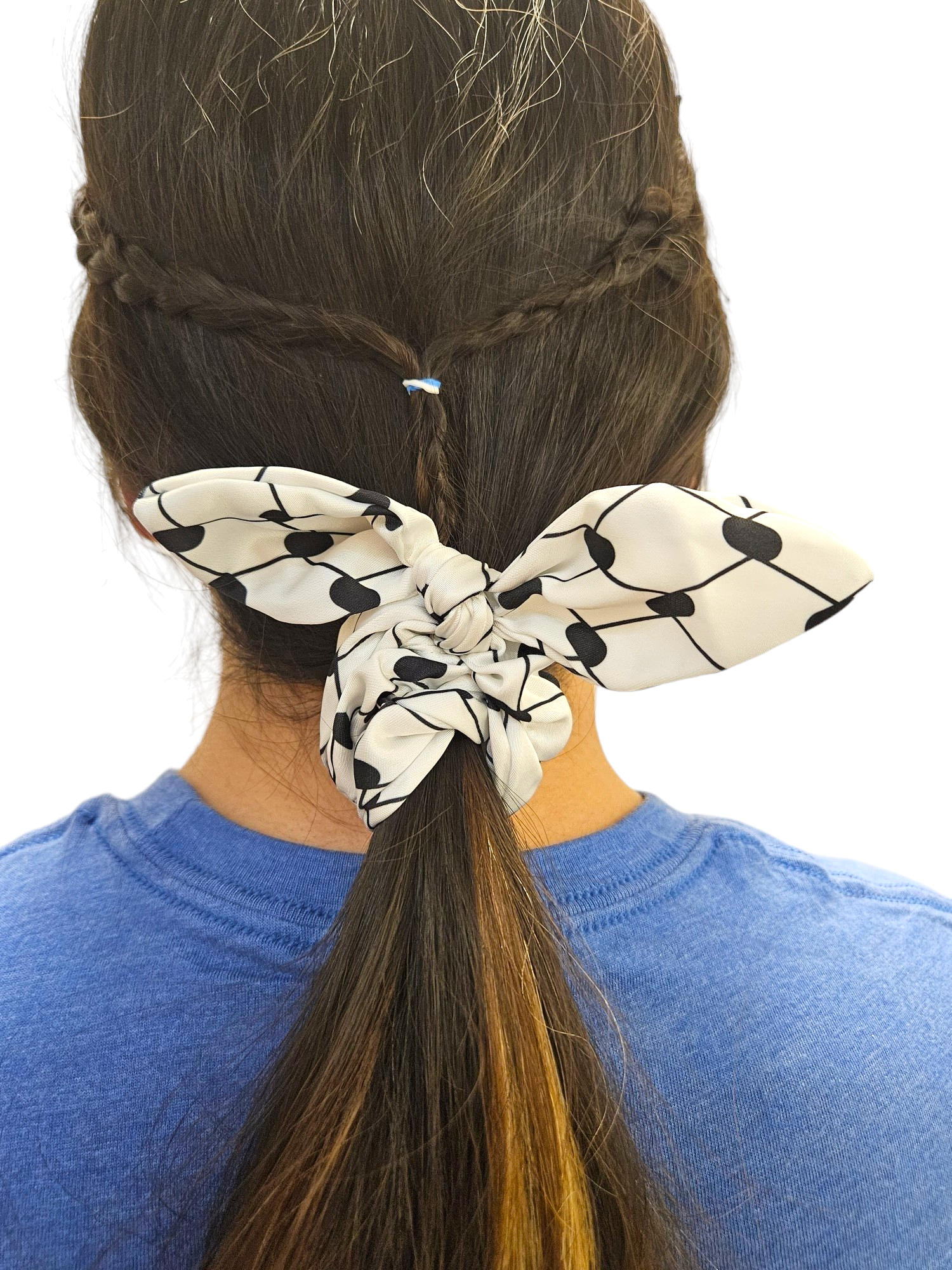 Keffiyeh Hatta Scrunchie Hair Tie Accessory