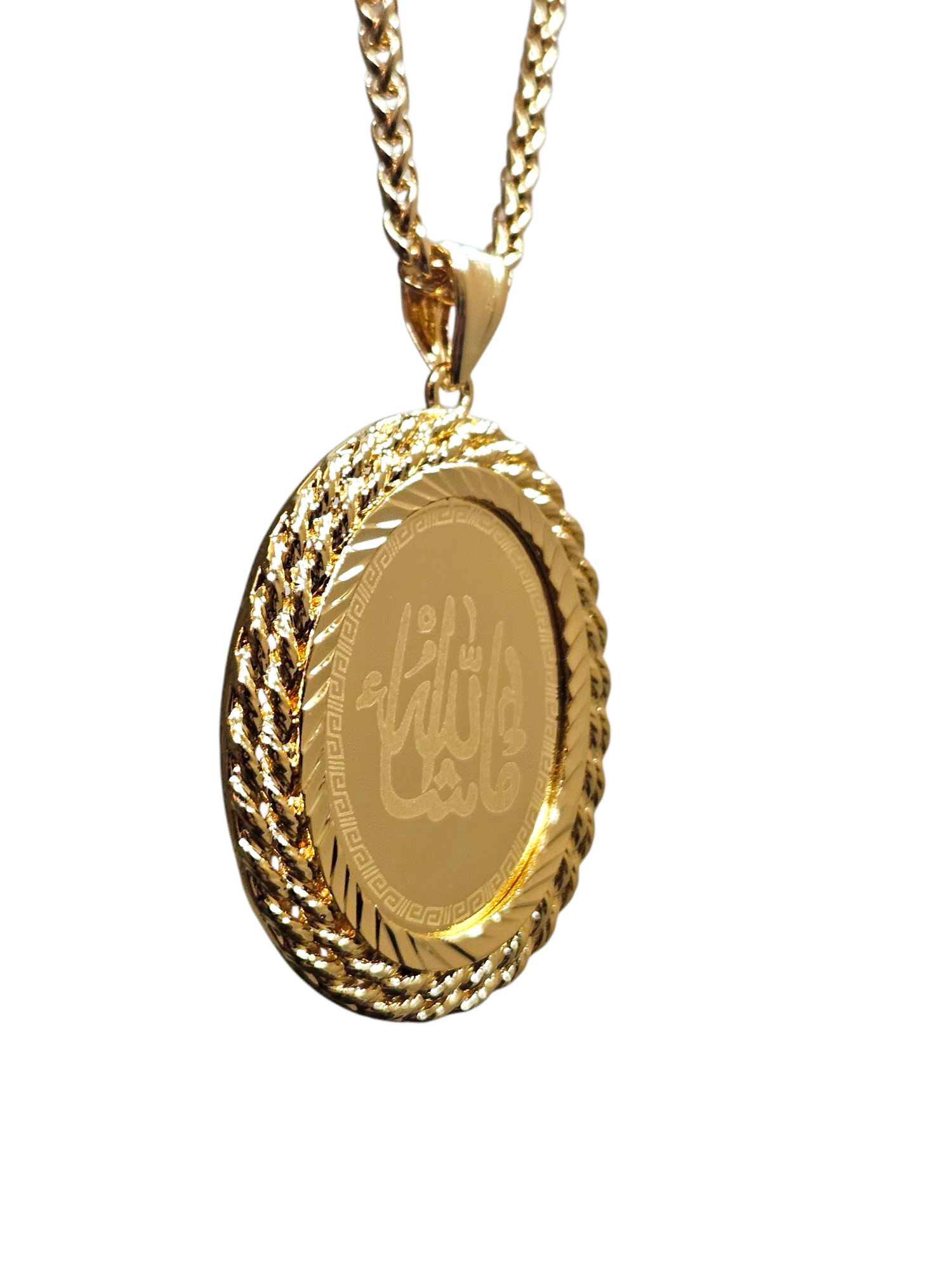 Exquisite Traditional Arabic "Mashallah" Pendant Necklace