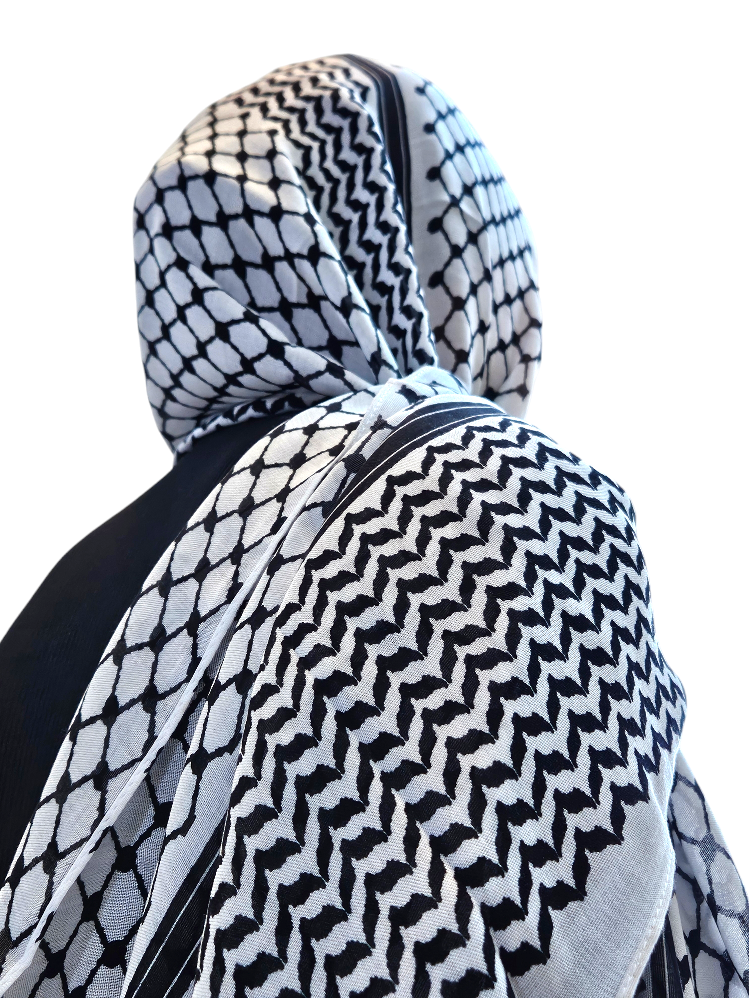 Modal Fabric Keffiyeh Hijab Scarf - 3 color options