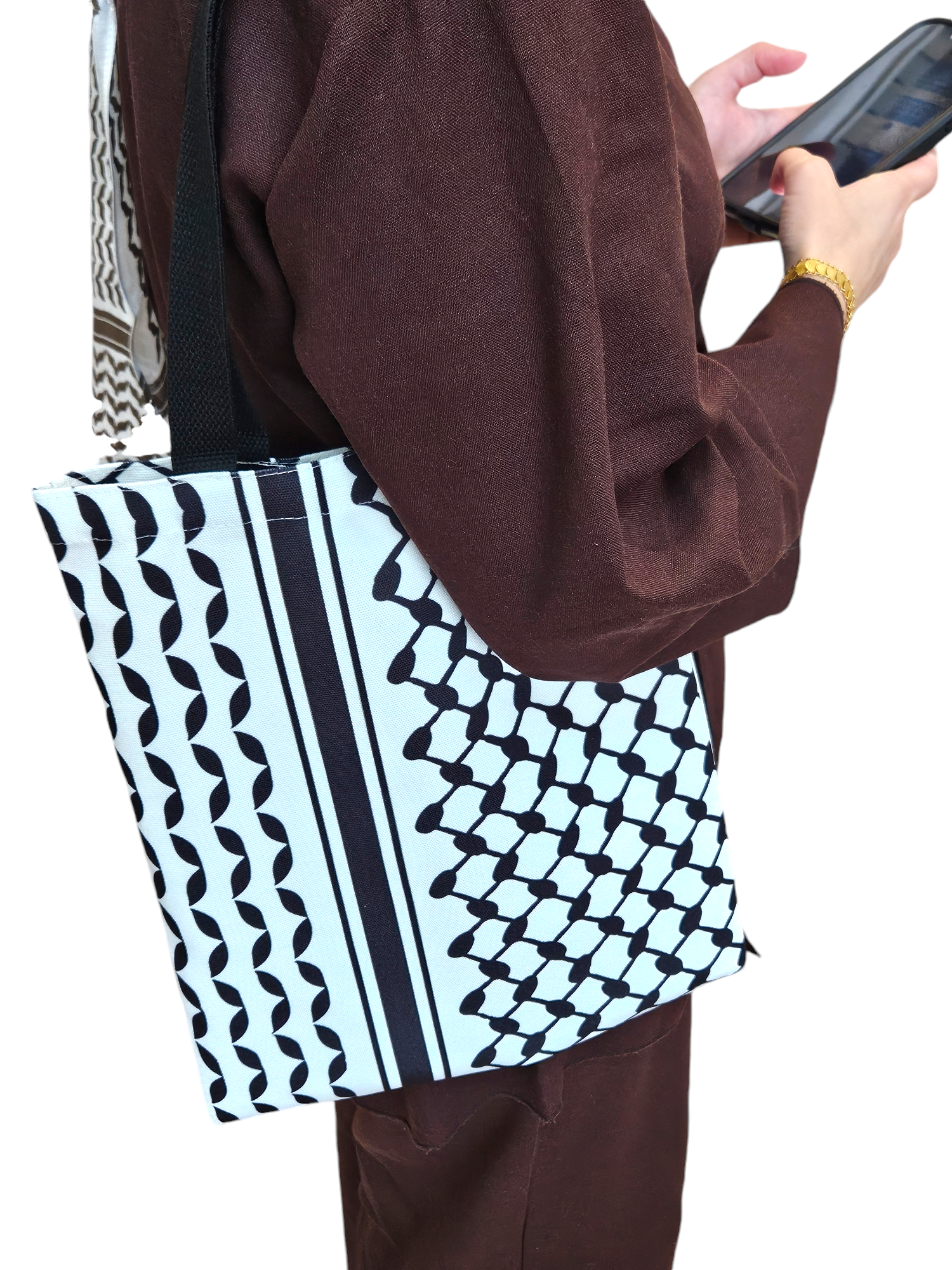 Keffiyeh Canvas Tote Bag